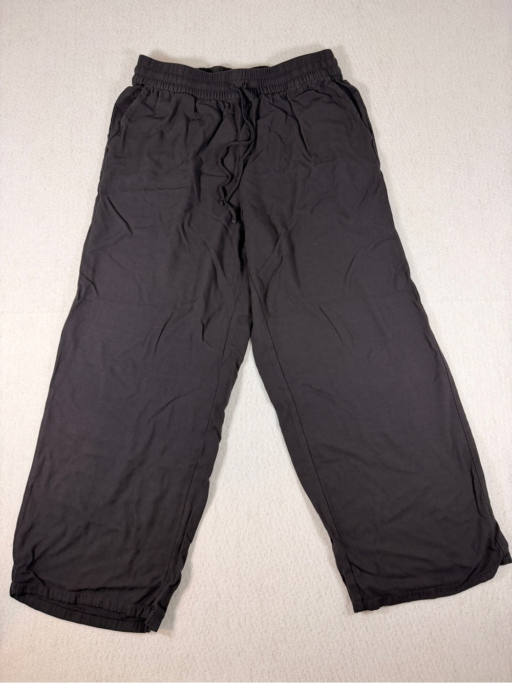 Billabong Women’s Black Drawstring Beach Linen Style Pants